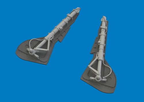 Go to product Eduard 6481178 - 1:48 Fw 190A-8 undercarriage legs Print 3D