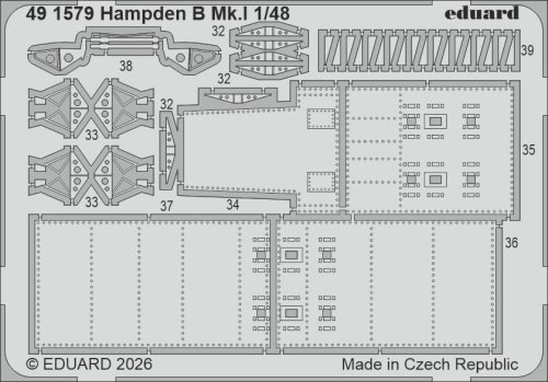 Go to product Eduard 491579 - 1:48 Hampden B Mk.I
