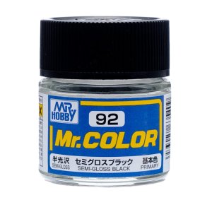 Mr. Hobby - Mr. Color C092 Semi Gloss Black 10 ml