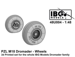 IBG 48U004 - 1:48 PZL M18 Dromader Wheels 3D Printed Set