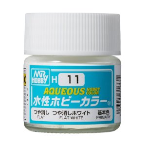 Mr.Hobby - Aqueous Hobby Color H011 Flat White 10 ml