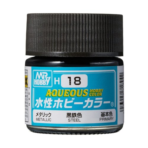 Go to product Mr.Hobby - Aqueous Hobby Color H018 Steel 10 ml