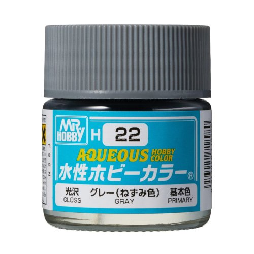 Go to product Mr.Hobby - Aqueous Hobby Color H022 Gray 10 ml