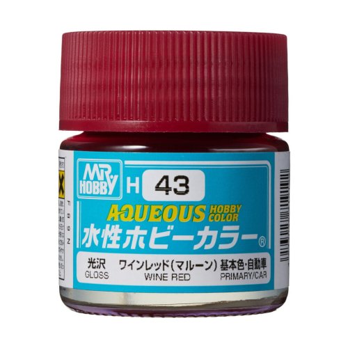 Go to product Mr.Hobby - Aqueous Hobby Color H043 Wine Red 10 ml