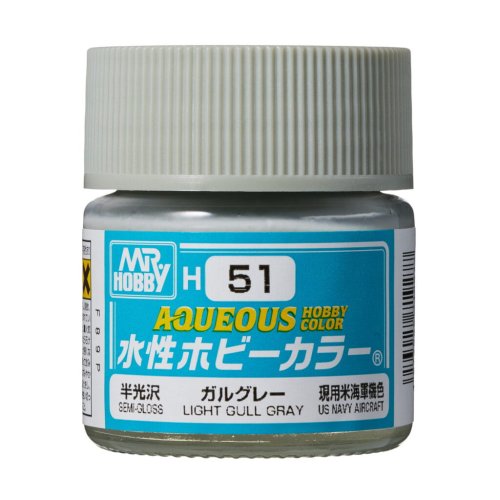 Go to product Mr.Hobby - Aqueous Hobby Color H051 Light Gull Gray 10 ml