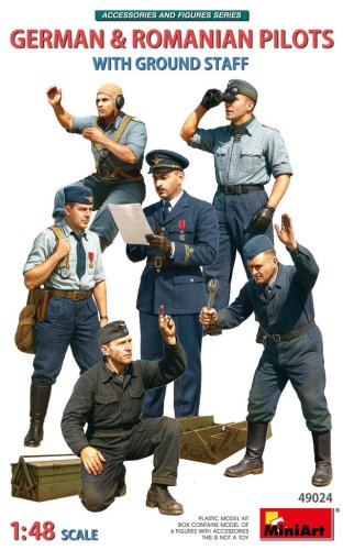 Go to product Miniart 49024 - 1:48 German & Romanian Pilots w/ Ground Staff