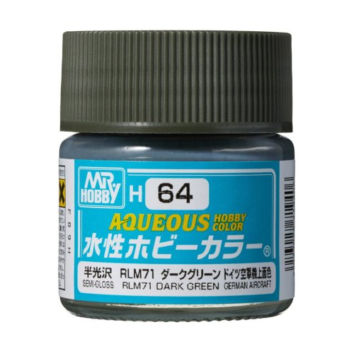 Go to product Mr.Hobby - Aqueous Hobby Color H064 RLM71 Dark Green 10 ml
