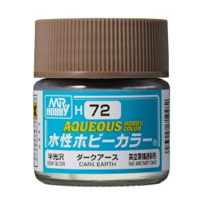 Mr.Hobby - Aqueous Hobby Color H072 Dark Earth 10 ml