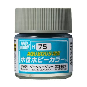 Mr.Hobby - Aqueous Hobby Color H075 Dark Seagray 10 ml