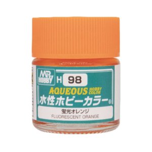 Mr.Hobby - Aqueous Hobby Color H098 Fluorescent Orange 10 ml