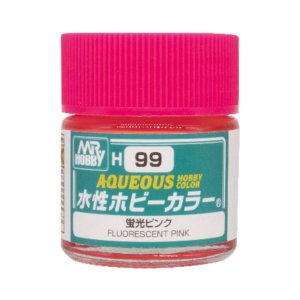 Mr.Hobby - Aqueous Hobby Color H099 Fluorescent Pink 10 ml