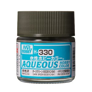 Mr.Hobby - Aqueous Hobby Color H330 BS381C/641 Dark Green 10 ml