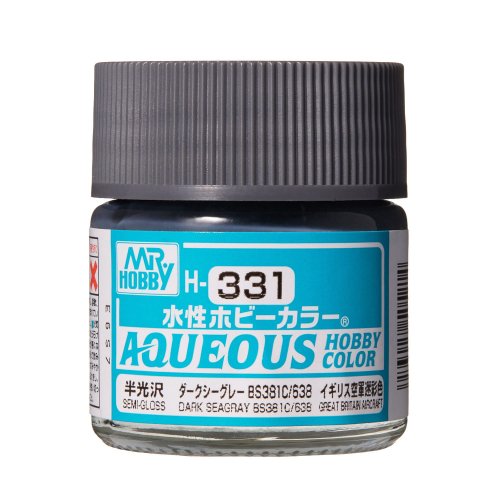 Go to product Mr.Hobby - Aqueous Hobby Color H331 BS381C/638 Dark Seagray 10 ml