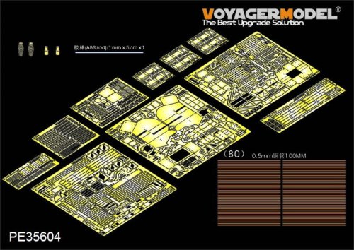Go to product VOYAGER PE35604 - 1:35 Modern IDF D9R Armored BullDozer w/slat armour Photo Etched set