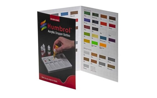 Go to product Humbrol P1159 - Humbrol Acrylic Dropper Colour Chart