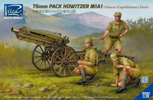 Go to product Riich Models RV35002 - 1:35 U.S. M1A1 75mm Pack Howitzer Chinese Expeditionary Force