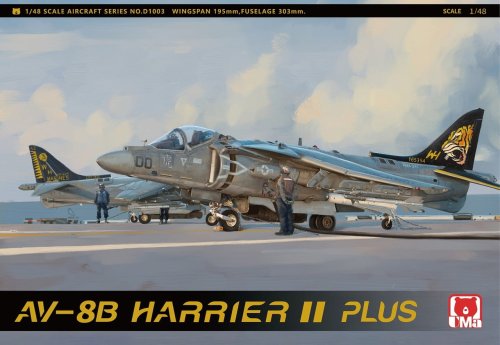 Go to product UMa Model D1003 - 1:48 AV-8B Harrier II Plus