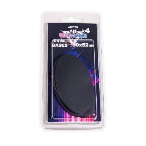 Go to product AK Interactive 1126 - Oval bases 90 x 52 mm -  4 pcs