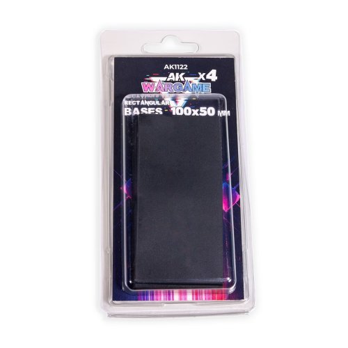 Go to product AK Interactive 1122 - Rectangular bases 100 x 50 mm - 4 pcs