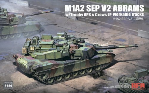 Go to product Rye Field Model 5156 - 1:35 M1A2 SEP V2 Abrams w/Trophy APS & Crows LP & workable tracks