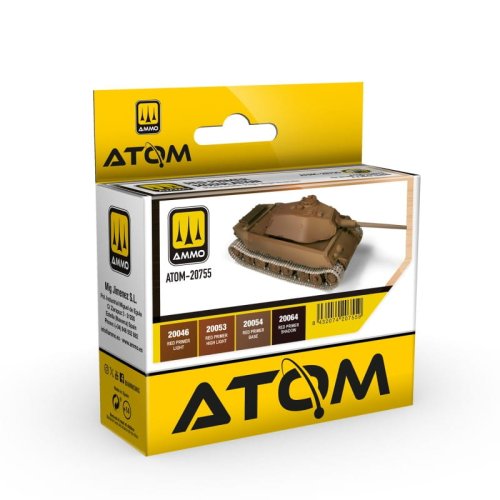 Go to product Ammo Mig 20755 - Atom Red Primer Modulation paint set