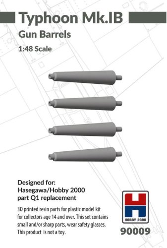 Go to product Hobby 2000 90009 - 1:48 Typhoon Mk. IB Gun Barrels