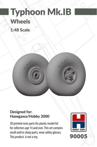 Go to product Hobby 2000 90005 - 1:48 Typhoon Mk. IB Weighted Wheels