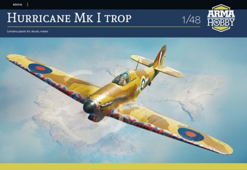 Go to product Arma Hobby 40016 - 1:48 Hurricane Mk I Trop