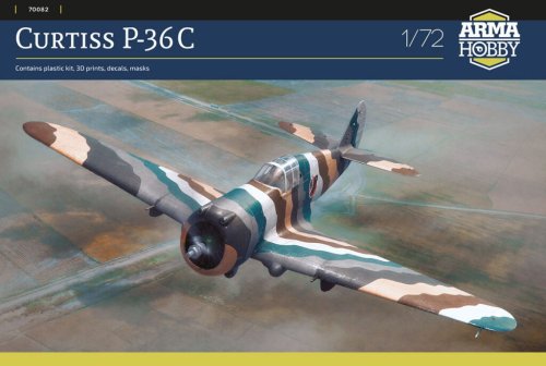 Go to product Arma Hobby 70082 - 1:72 Curtiss P-36C