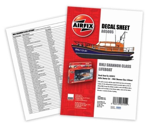 Go to product Airfix 65005 - 1:72 RNLI Shannon Class Lifeboat for A55015 - Decal Sheet