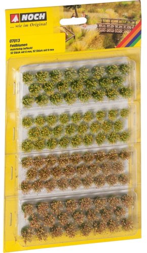 Go to product Noch 07013 - Grass tufts with colorful wildflowers, 6 and 9 mm