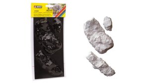 Noch 61234 - Rock casting mold Mittagsspitze 1 medium rock and 2 small rocks