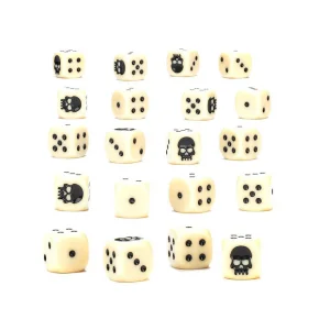 GW 65-36 Warhammer - Set of 20 six-sided Warhammer dice