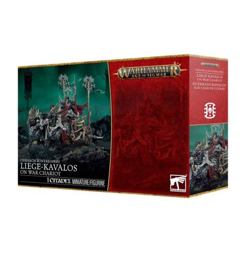 Go to product GW 94-36 Warhammer Age of Sigmar - Ossiarch Bonereapers: Liege-Kavalos On War Chariot