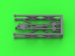 Master GM-35-089 - 1:35 Folded M2 tripod for Browning M1919 .30 cal (7,62mm) machine gun (1pc)