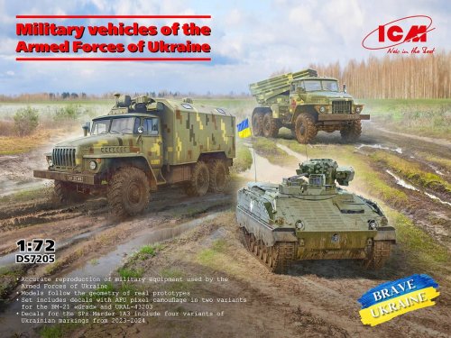 Go to product ICM DS7205 - 1:72 Military Vehicles of the Armed Forces of Ukraine