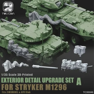 Zimi Model Toucan TC3D046 - 1:35 3D Printed Exterior Detail Upgrade Set A for Stryker M1296