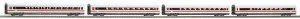 Piko 28351 H0 - Set of four Metropolitan passenger coaches DB AG. era VI