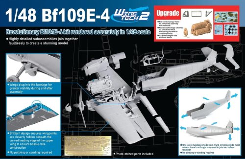 Go to product Dragon 5550 - 1:48 Bf 109E-4
