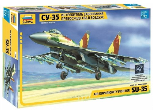 Go to product Zvezda 7240 - 1:72 Sukhoi Su-35 Air Superiority Fighter