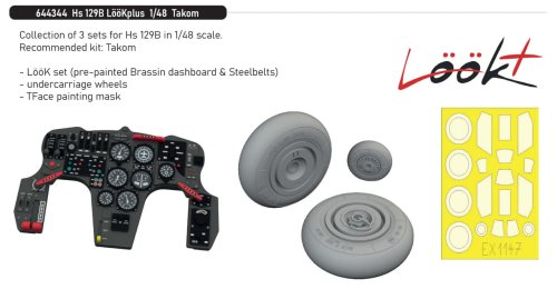 Go to product Eduard 644344 - 1:48 Hs 129B LööKplus