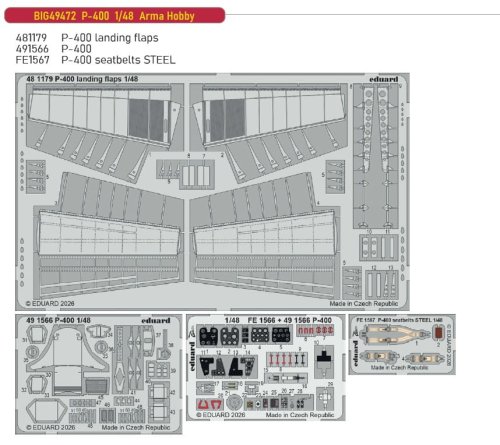 Go to product Eduard BIG49472 - 1:48 P-400