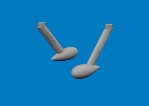 Go to product Eduard 624013 - 1:24 Bf 109G balance weights Print 3D