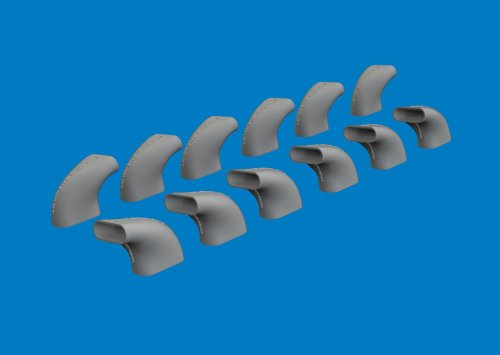 Go to product Eduard 624011 - 1:24 Bf 109G-5/6 exhaust stacks Print 3D