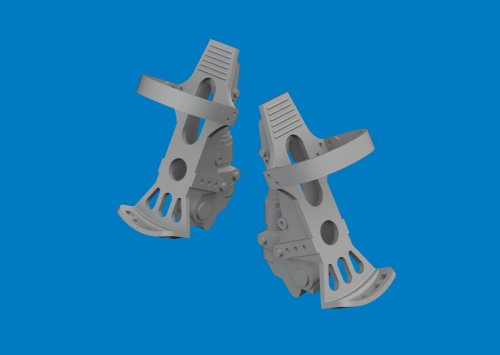 Go to product Eduard 624009 - 1:24 Bf 109G-5/6 rudder pedals Print 3D