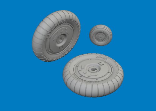 Go to product Eduard 624008 - 1:24 Bf 109G-5/6 wheels