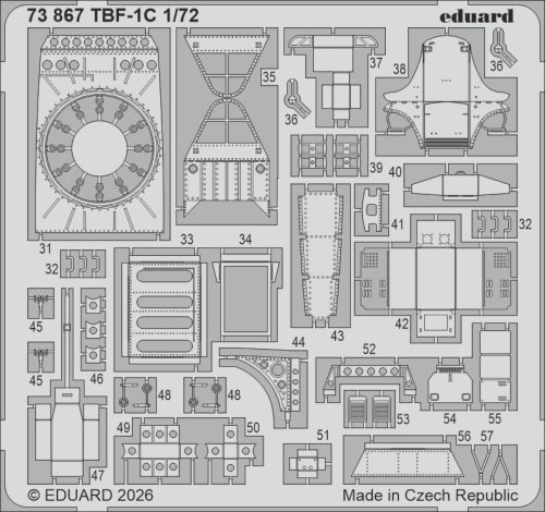 Go to product Eduard 73867 - 1:72 TBF-1C