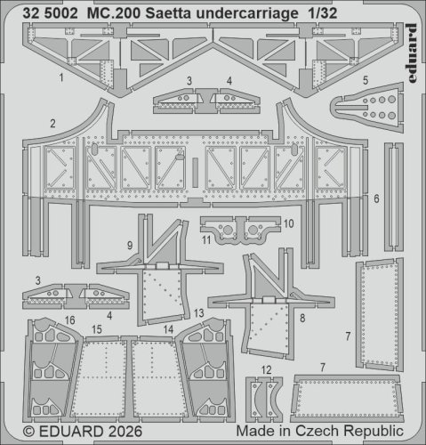 Go to product Eduard 325002 - 1:32 MC.200 Saetta undercarriage