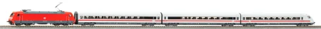 Piko 58153 H0 - Zestaw z lokomotywą elektryczną BR 101 Metropolitan , 2 wagonami osobowymi i wagonem sterowniczym, DB AG, ep.VI, DCC z dźwiękiem