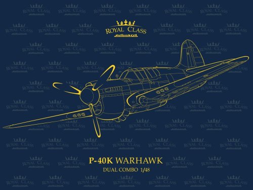 Go to product Eduard R0024 - 1:48 P-40K Warhawk - Royal Class Edition Dual Combo
